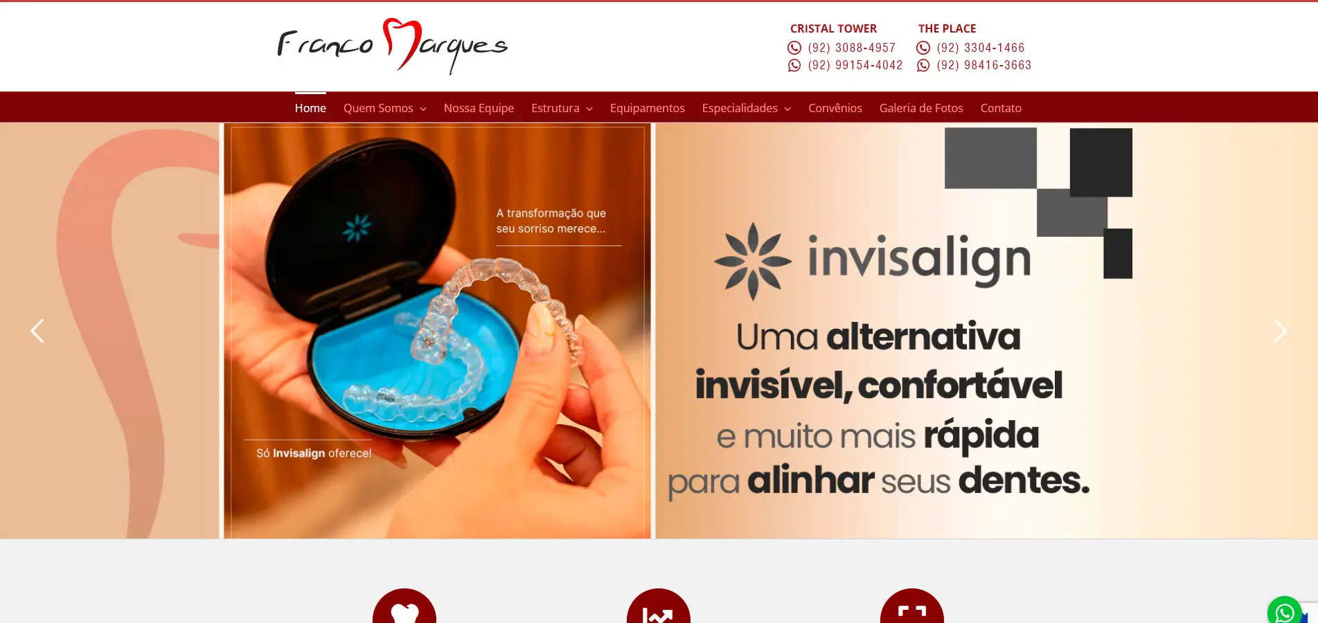 Site Franco Marques — Odontologia