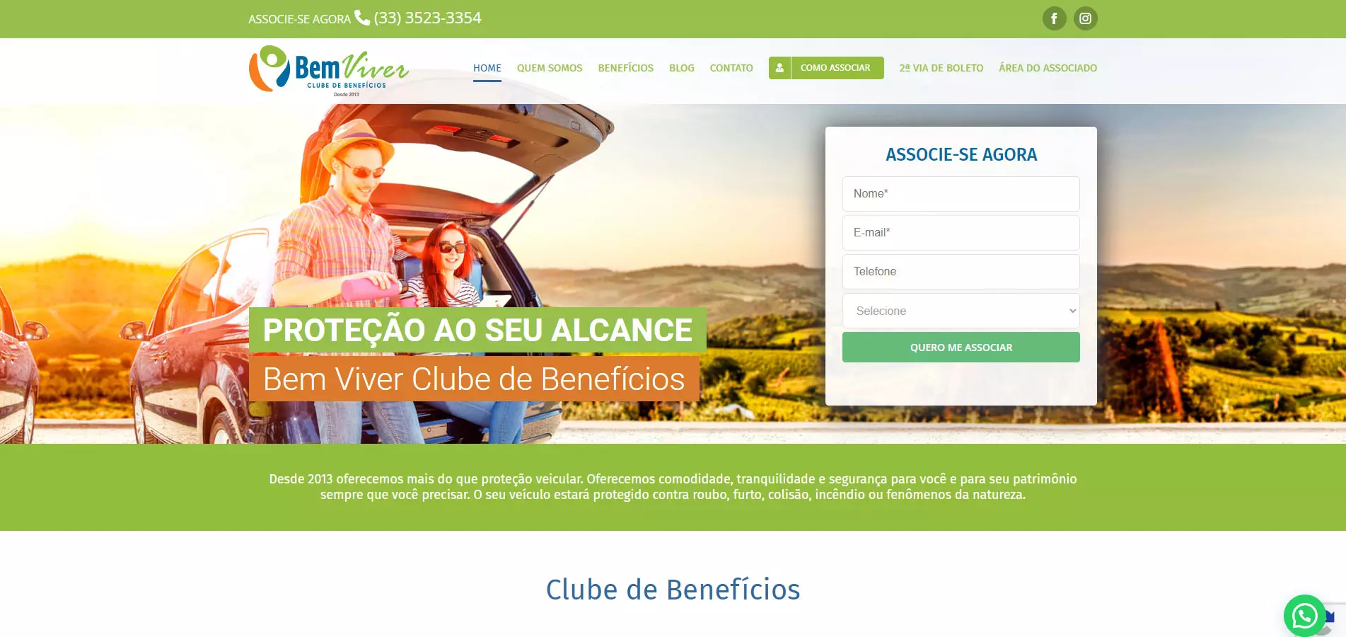 BEM-VIVER - CRIAÇÃO DE SITE