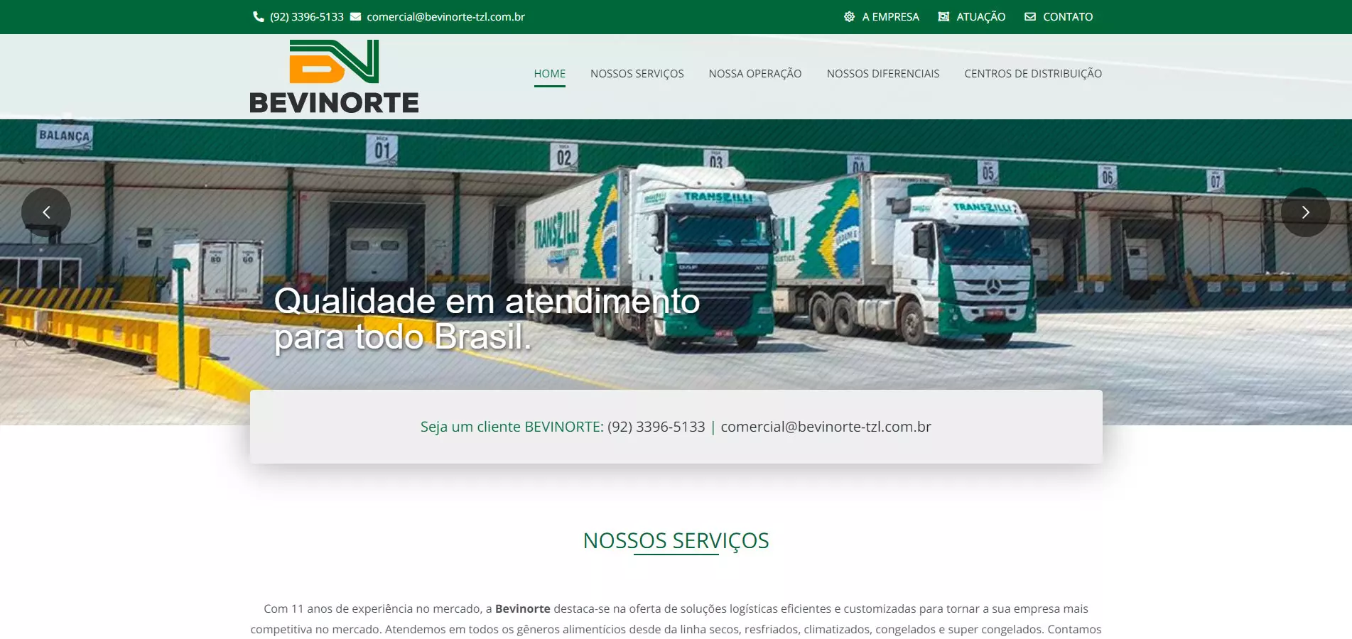 BEVINORTE - CRIAÇÃO DE SITE
