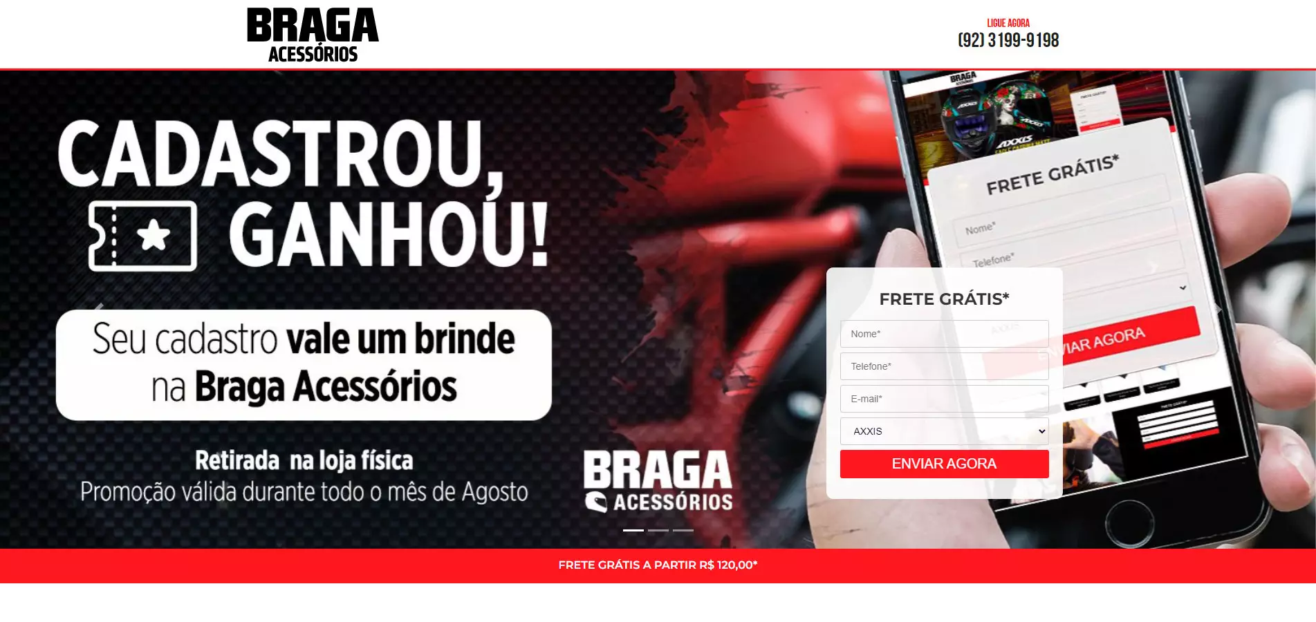 BRAGA ACESSÓRIOS - CRIAÇÃO DE SITE